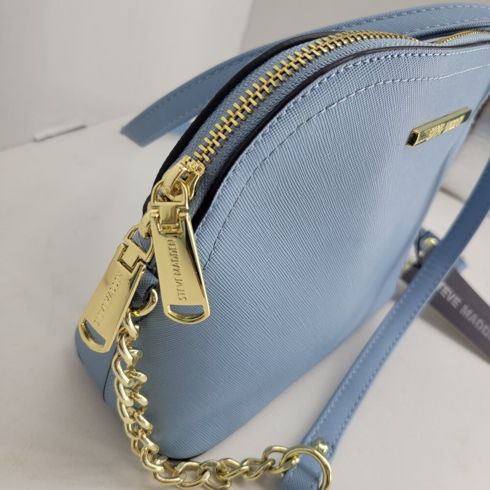 Steve Madden Bmaggie Exclusive Cross Body Bag In Soft Blue - Picture 3 of 7